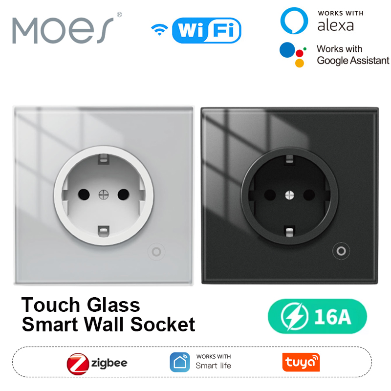Smart Home Energy App - MOES 16A Tuya WiFi/ZigBee Smart Socket