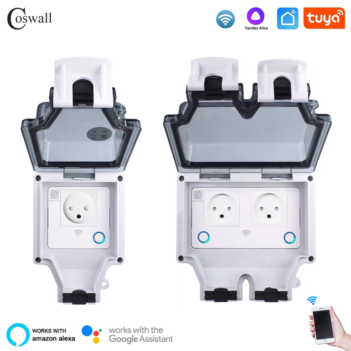 Smart Home Yandex - Coswall Tuya Wifi IP66 Waterproof Israel