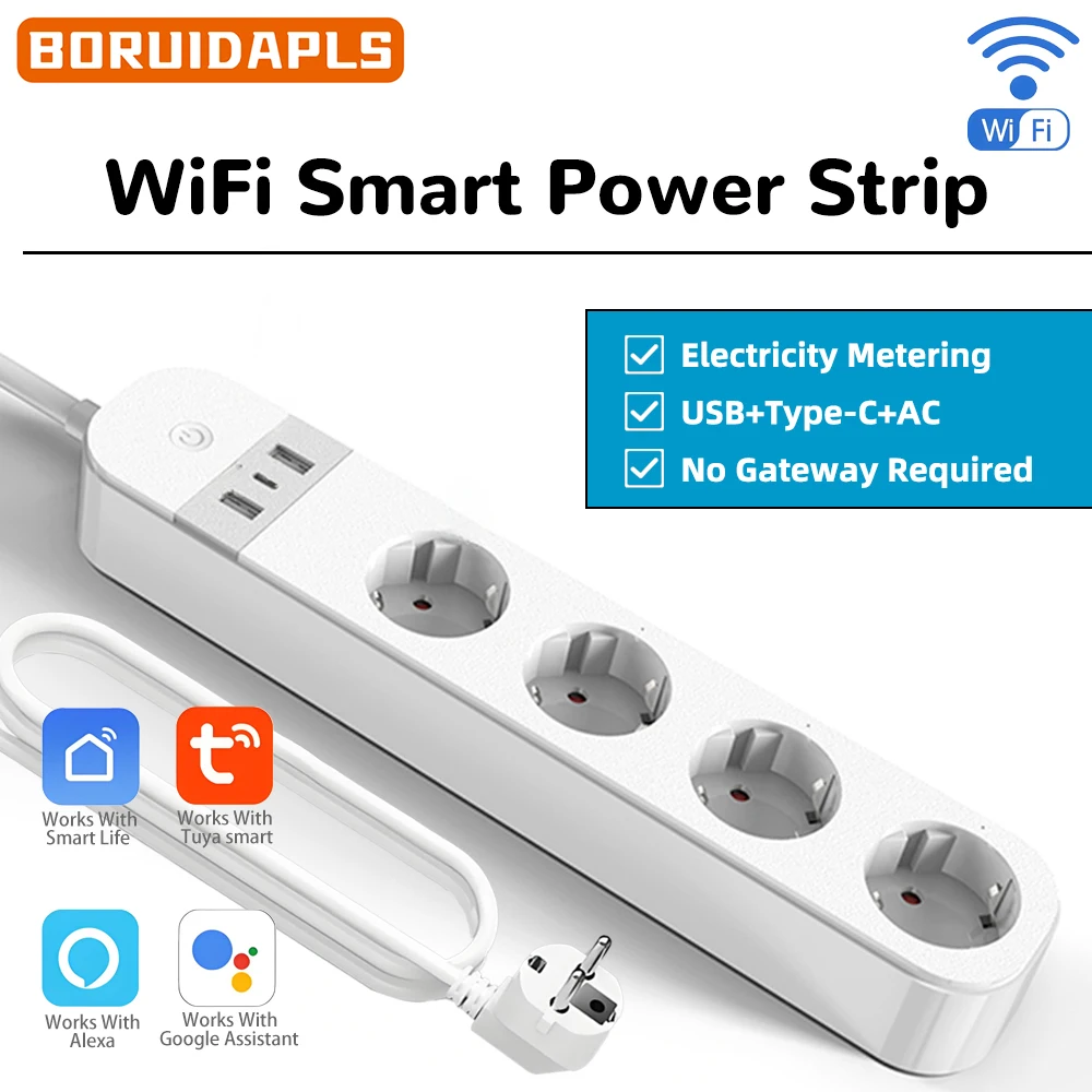 Smart Home Energy App - BORUIDAPLS FR Plug WiFi Smart Power