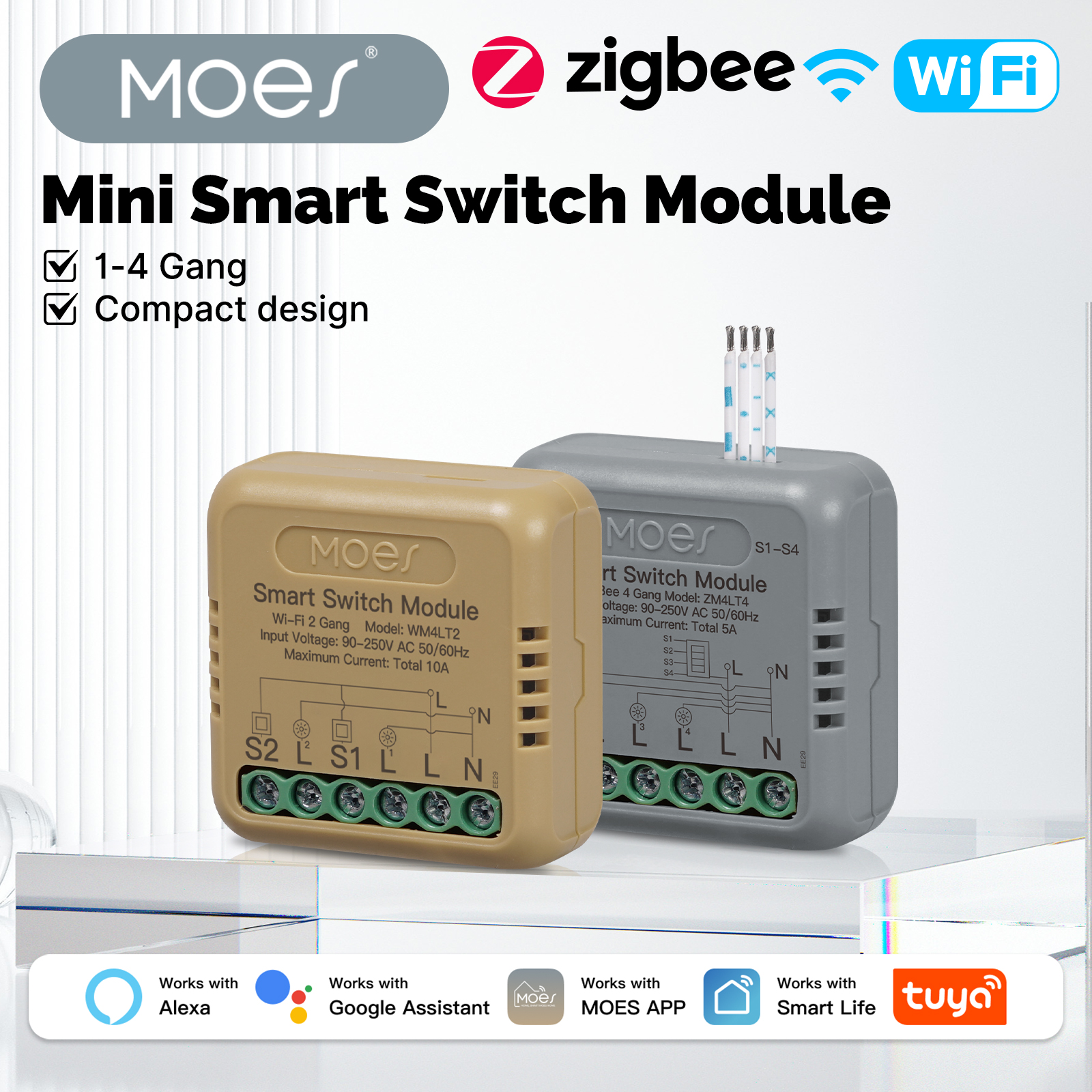 Smart Home Simple - MOES Tuya WiFi Zigbee Mini DIY
