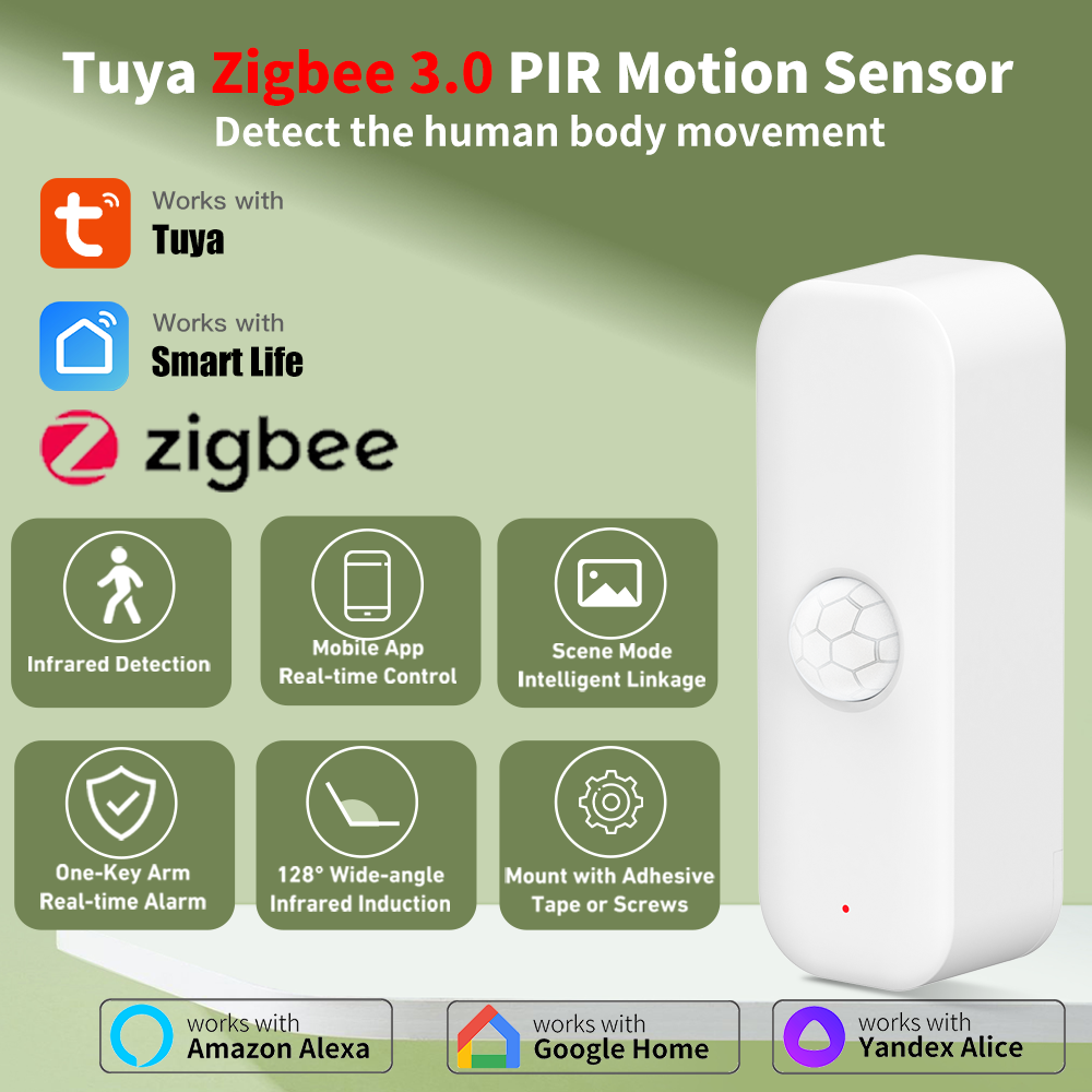 Smart Home Yandex - Tuya Zigbee 3.0 PIR Smart Motion