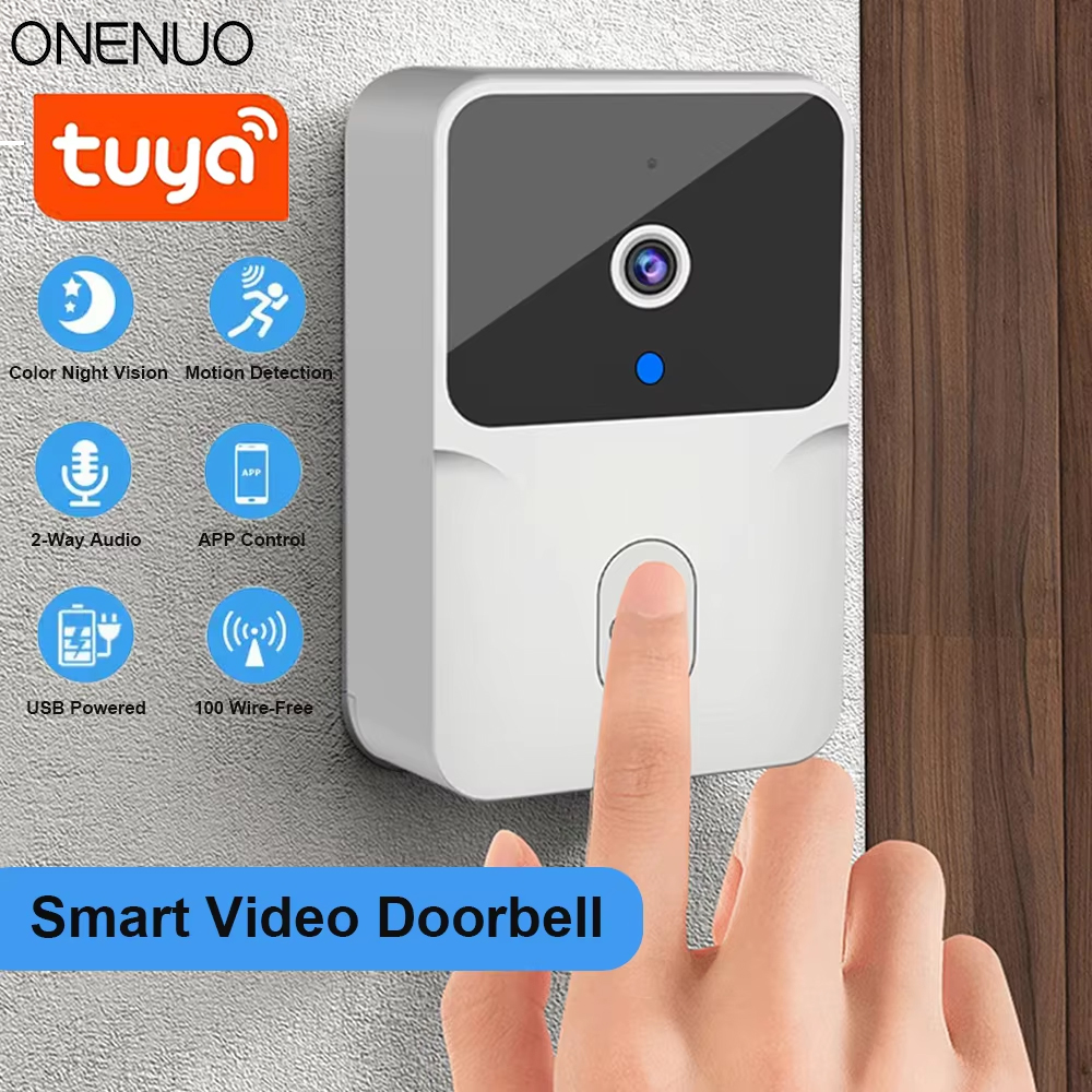 Smart Home Video Doorbell Enhanced Security With Smart Doorbell - Tuya WiFi Video Doorbell Wireless HD