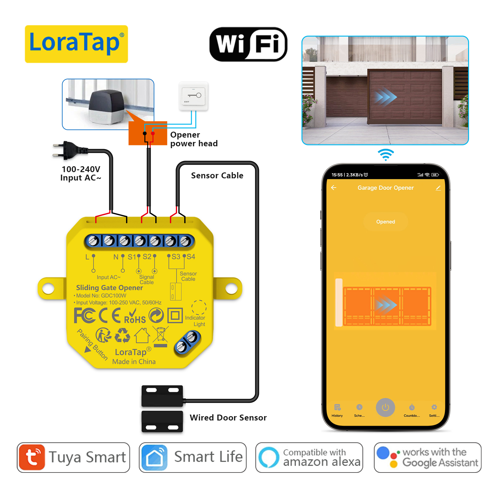 Tuya Smart Life Sliding Gate O - Smart Home Europe reseña y precio