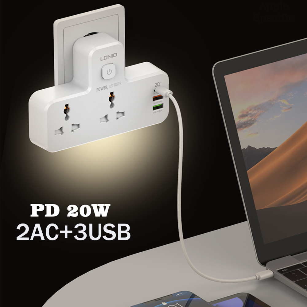 LDNIO Power Strip Plug 2500W E - Smart Power Strip reseña y precio