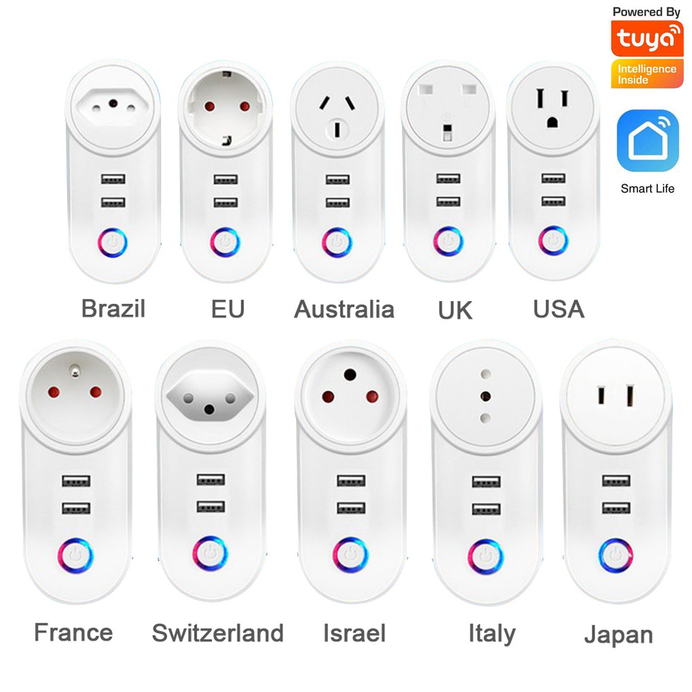 1Pcs 2.4G WIFI Power Plug With - Smart Home Energy App reseña y precio