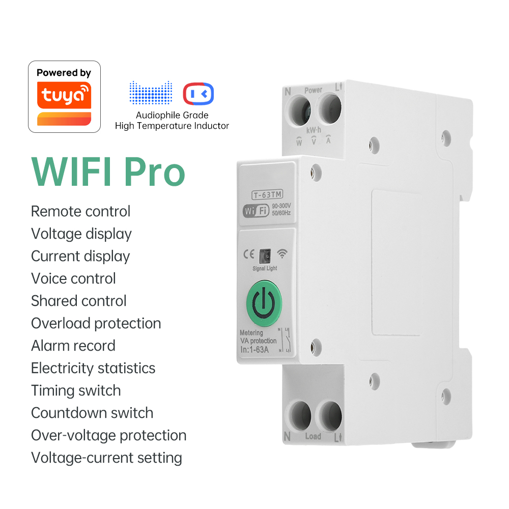 WIFI Smart Circuit Breaker Swi - Smart Home Energy App reseña y precio