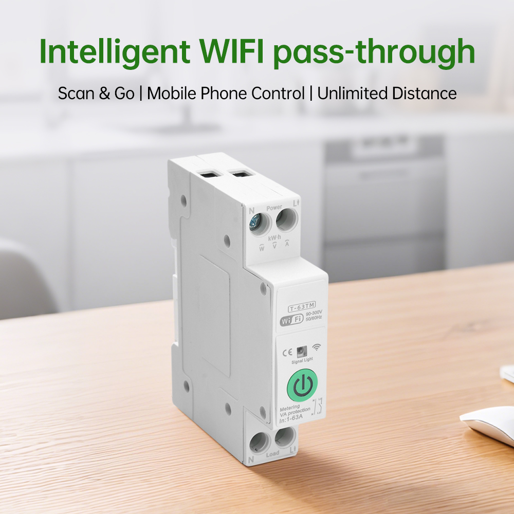 WIFI Smart Circuit Breaker Swi - Smart Home Energy App reseña y precio