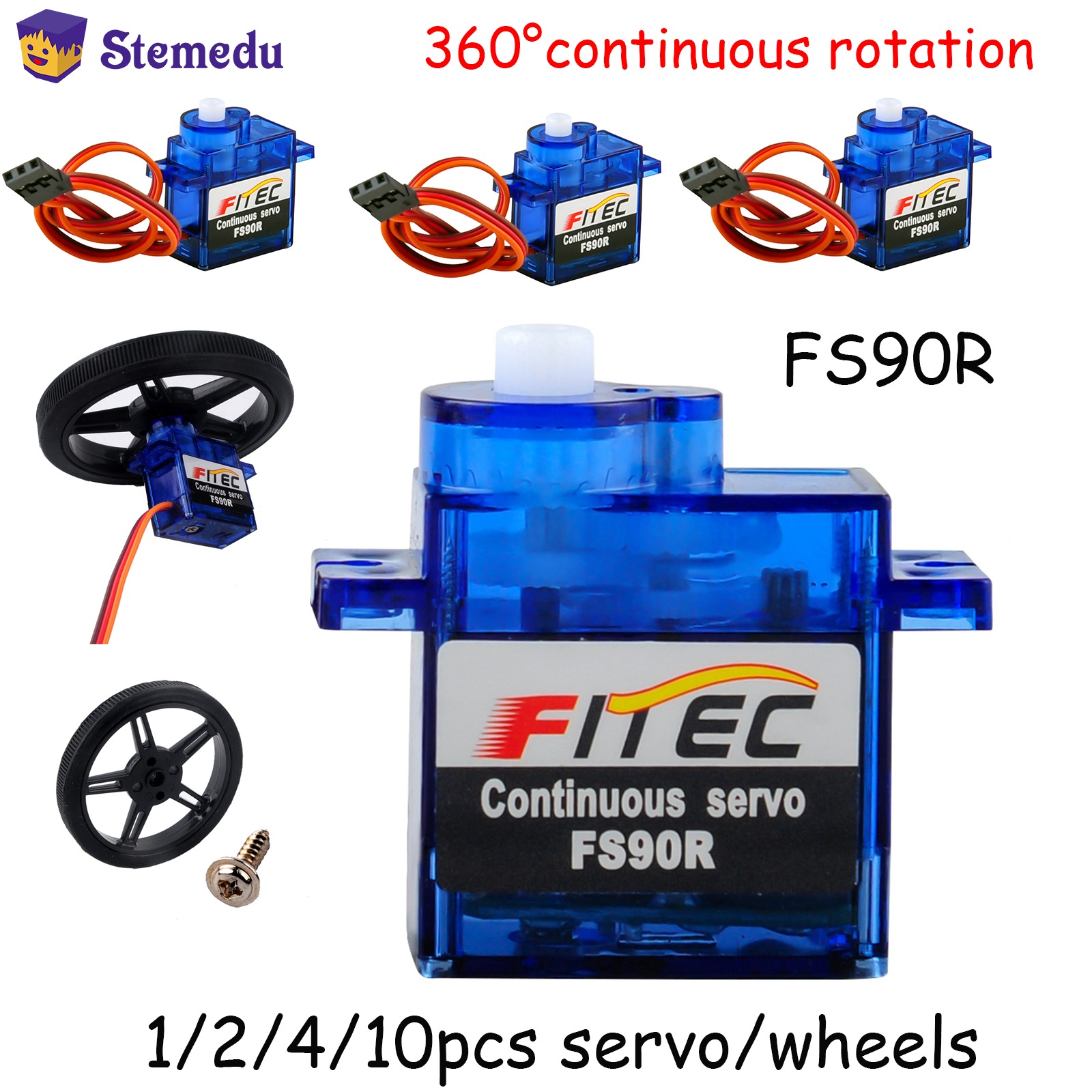 Feetech FS90R Mini RC Servo 36 - Smart Home Micro Bit reseña y precio