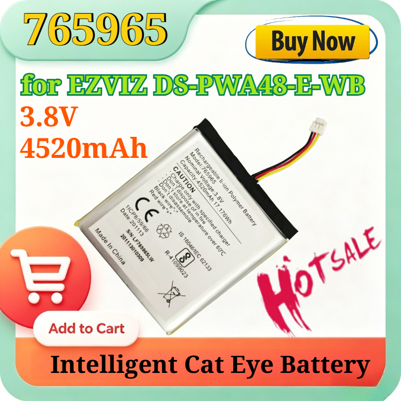 765965 DS-PWA48-E-WB 3.8V 4520 - Smart Home Battery Camera Ezviz reseña y precio