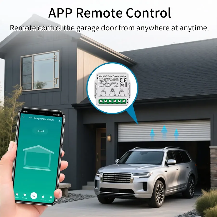 Tuya WIFI/zigbee 3.0 Smart Gar - Smart Home Yandex reseña y precio