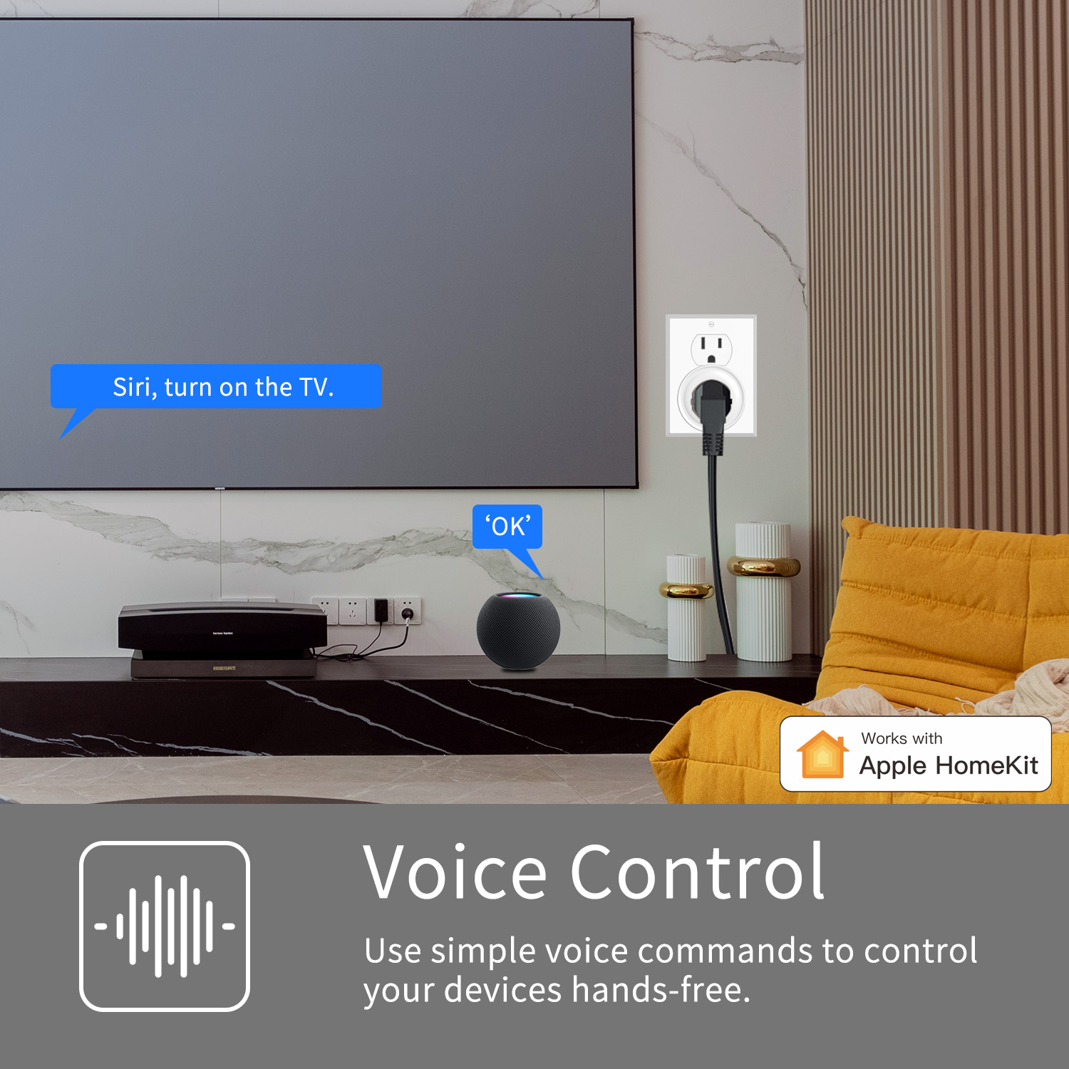 HomeKit US Round Smart Plug 10 - Smart Home Elements reseña y precio