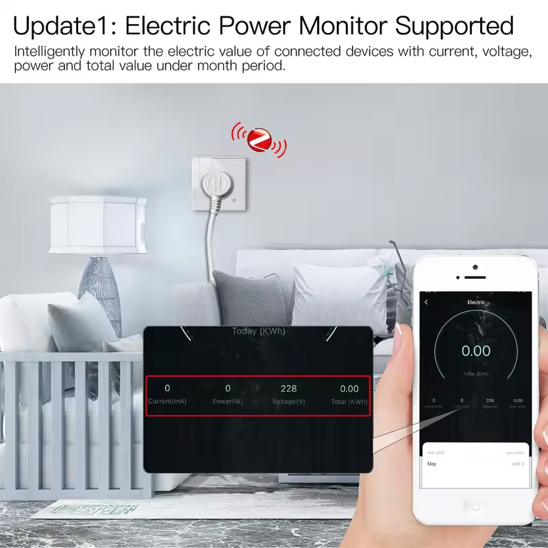 MOES 16A Tuya WiFi/ZigBee Smar - Smart Home Energy App reseña y precio