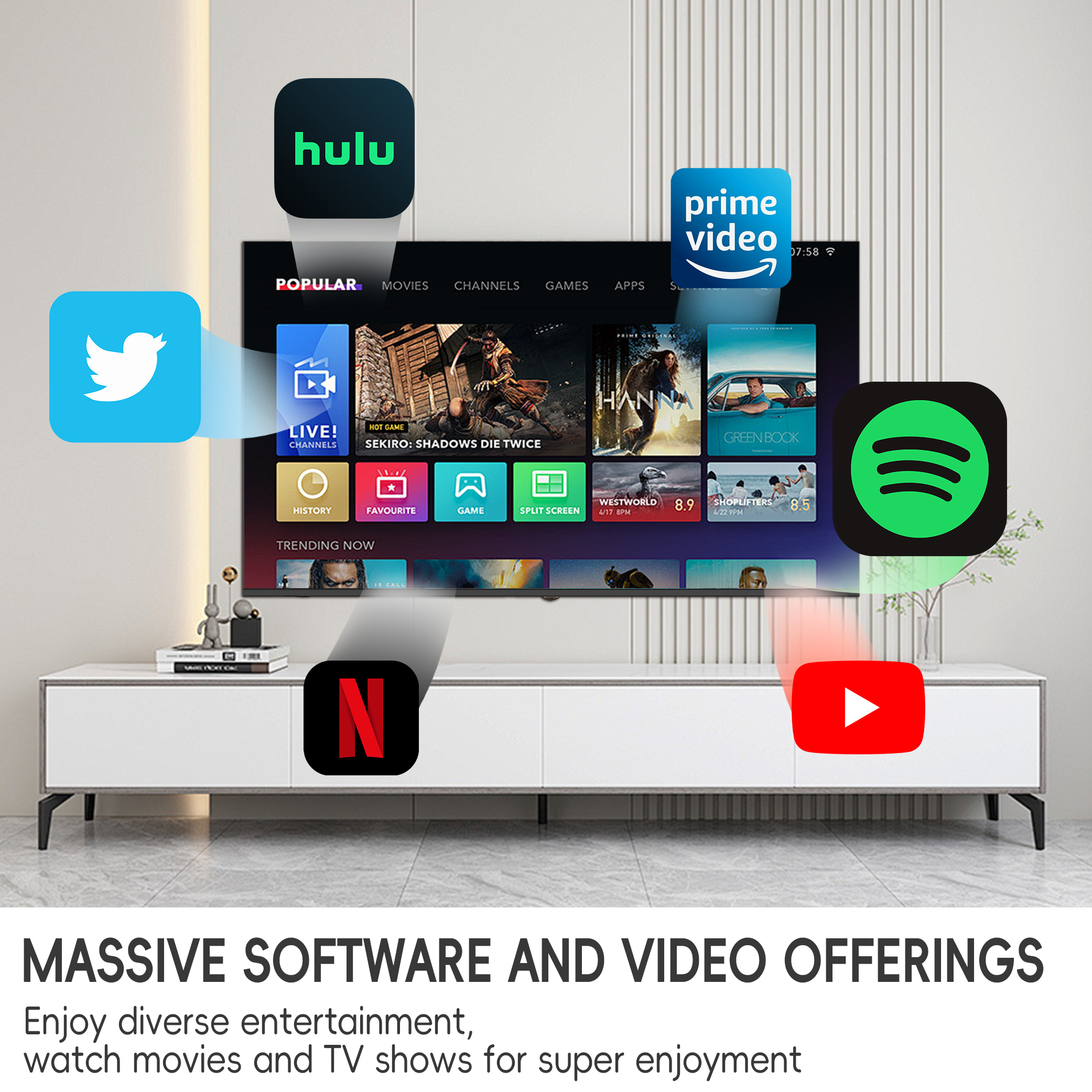 QLED 4K Smart TV Android 11 Gl - Smart Home Certification reseña y precio