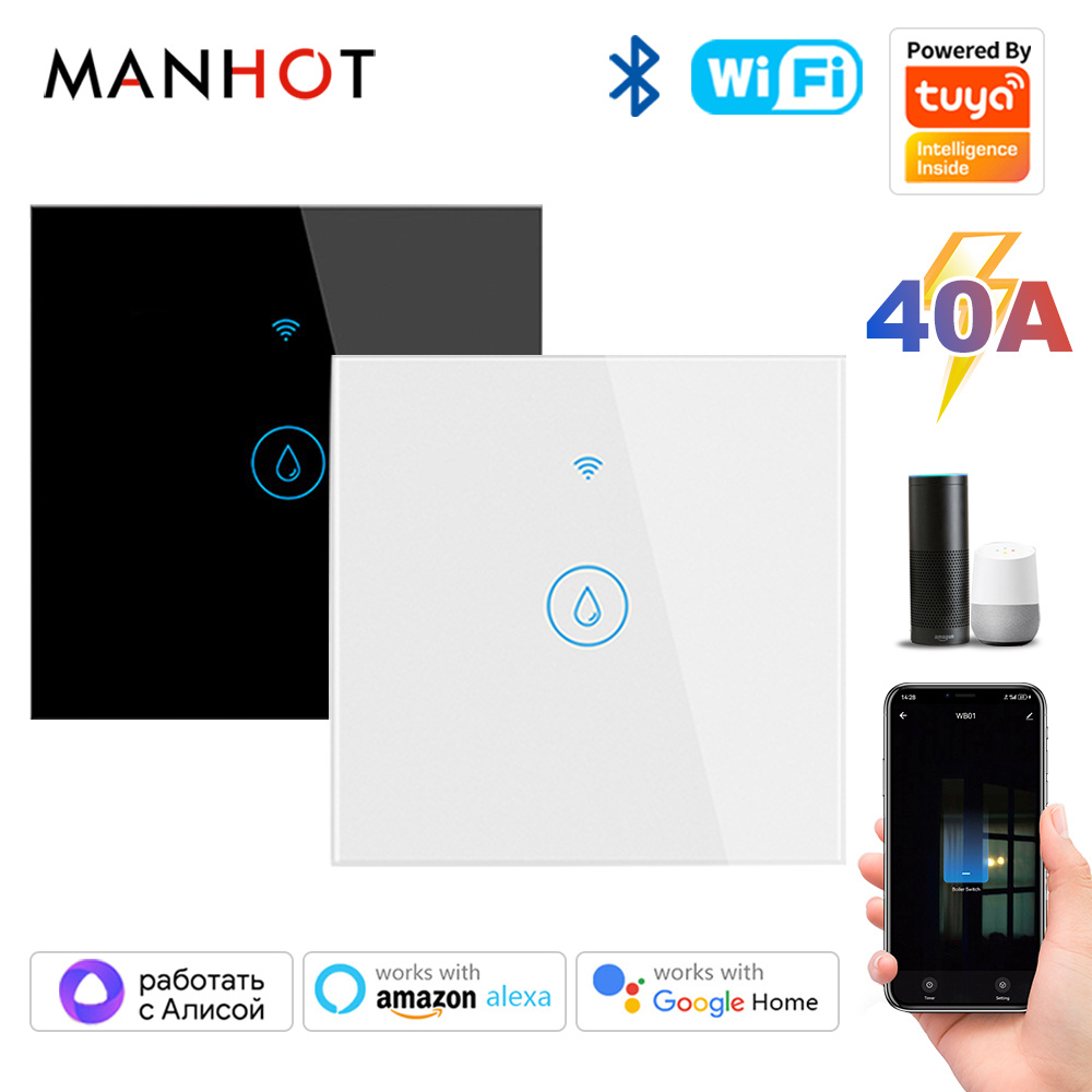40A Tuya WiFi Smart Water Heat - Smart Home Energy App reseña y precio