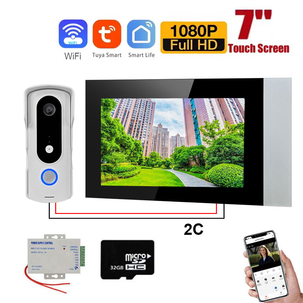 2 Wire Smart Home Tuya Wifi 10 - Smart Home Video Doorbell Enhanced Security With Smart Doorbell reseña y precio