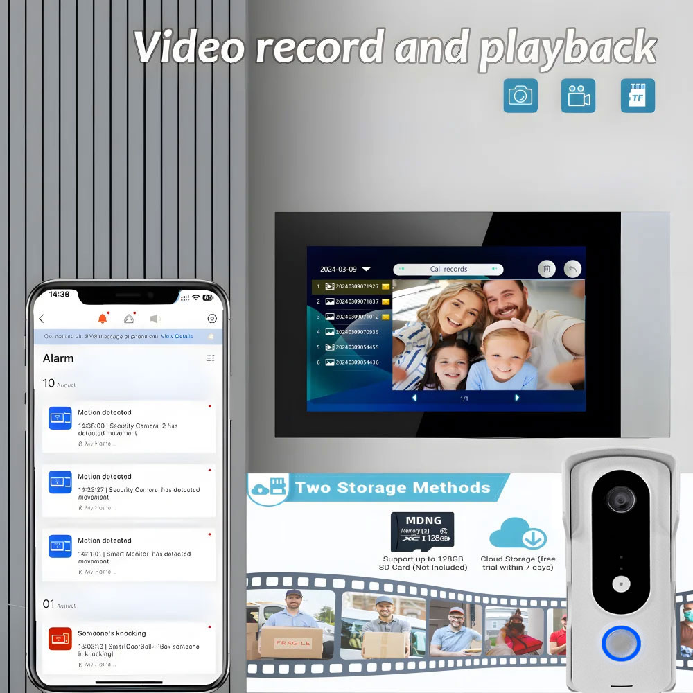 2 Wire Smart Home Tuya Wifi 10 - Smart Home Video Doorbell Enhanced Security With Smart Doorbell reseña y precio