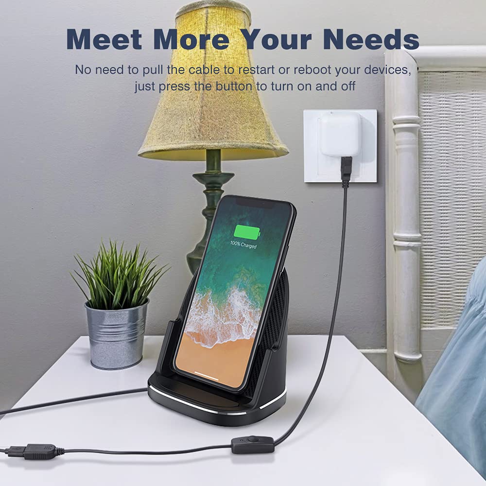 2-Pack USB On/Off Switch Cable - Smart Power Strip reseña y precio