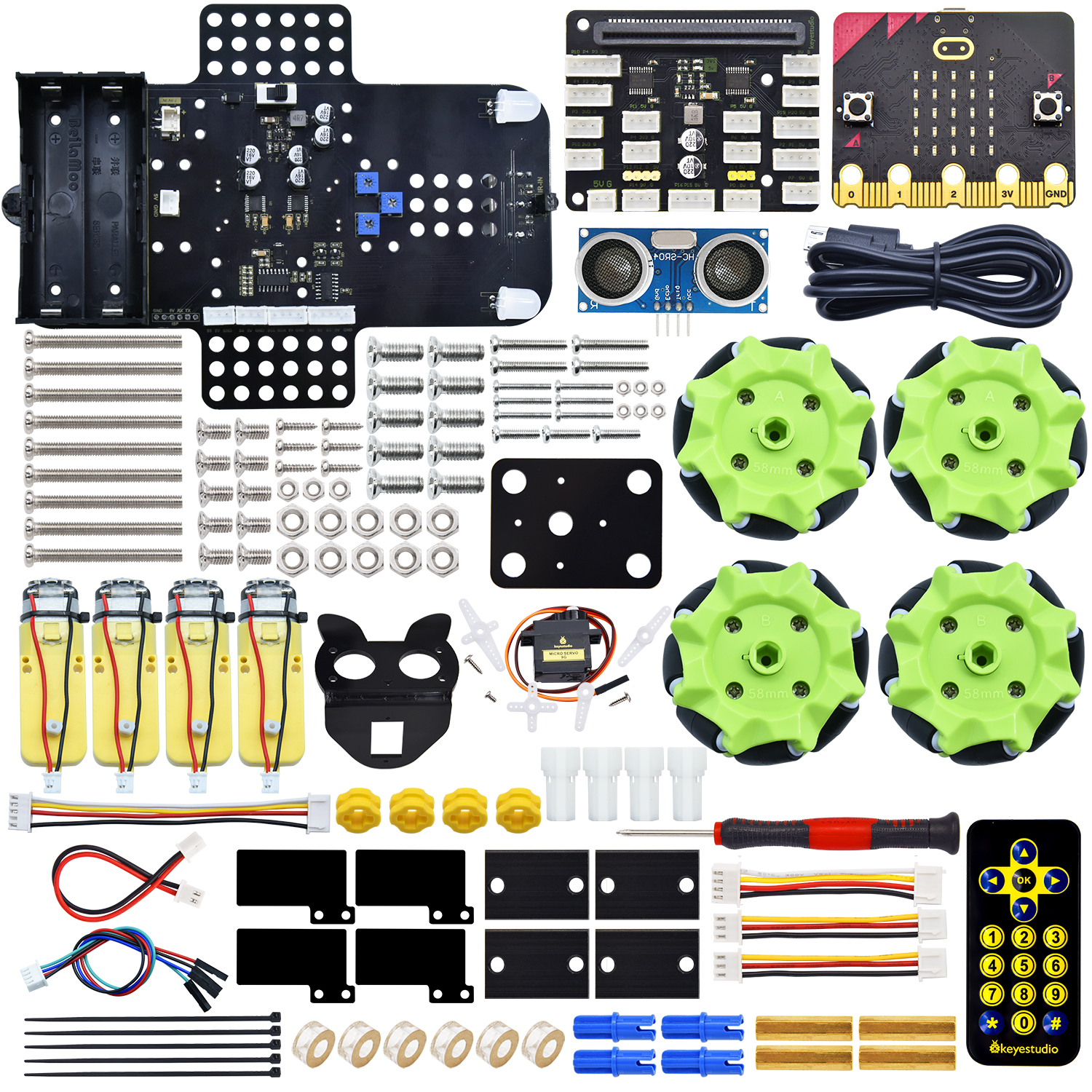 Keyestudio Microbit V2.0 4WD M - Smart Home Micro Bit reseña y precio