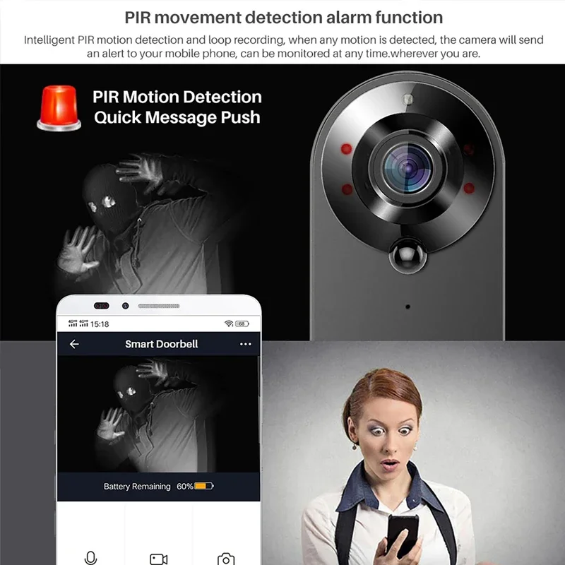 Tuya Video Doorbell Camera 108 - Smart Home Video Doorbell Enhanced Security With Smart Doorbell reseña y precio