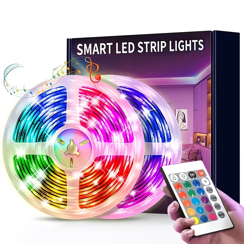 Smart RGB LED Strip Lights wit - Smart Power Strip reseña y precio