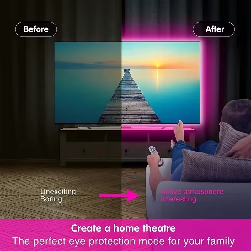 Smart RGB LED Strip Lights wit - Smart Power Strip reseña y precio