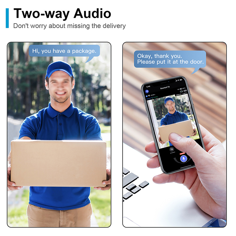 WiFi Smart Video Doorbell Came - Smart Home Video Doorbell Enhanced Security With Smart Doorbell reseña y precio