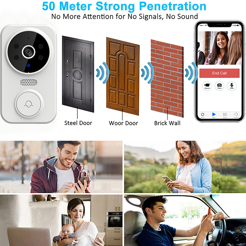 WiFi Smart Video Doorbell Came - Smart Home Video Doorbell Enhanced Security With Smart Doorbell reseña y precio
