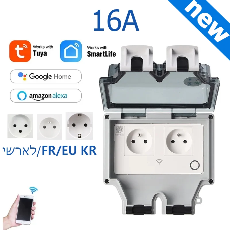Tuya Power Socket IP66 Outdoor - Smart Home Elements reseña y precio