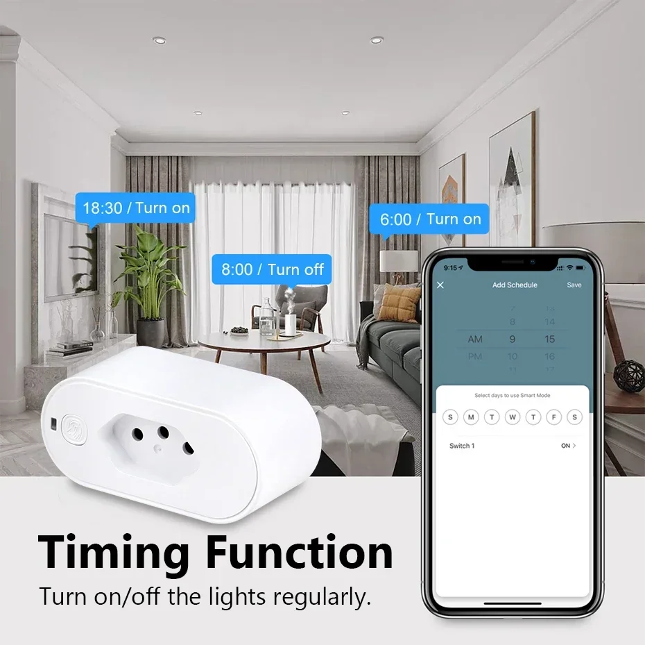 Works with Tuya 16A/20A Brazil - Smart Home Elements reseña y precio