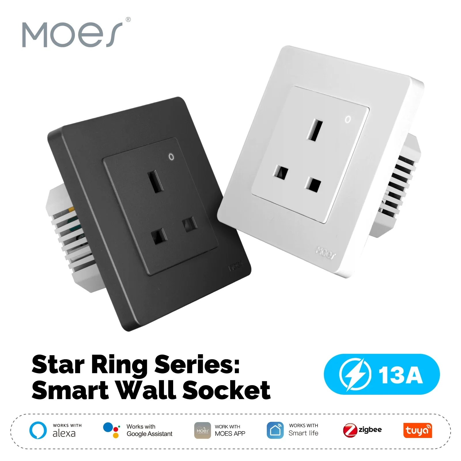 MOES Tuya ZigBee Smart Socket  - Smart Home Energy App reseña y precio