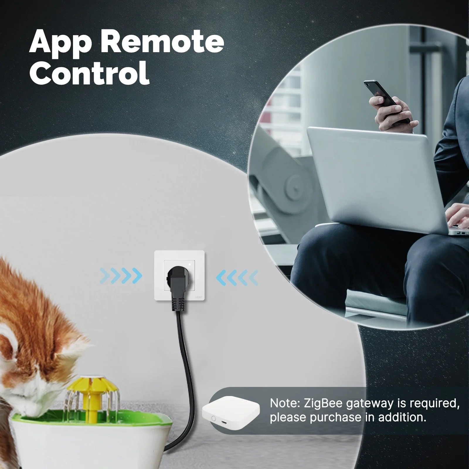 MOES Tuya ZigBee Smart Socket  - Smart Home Energy App reseña y precio