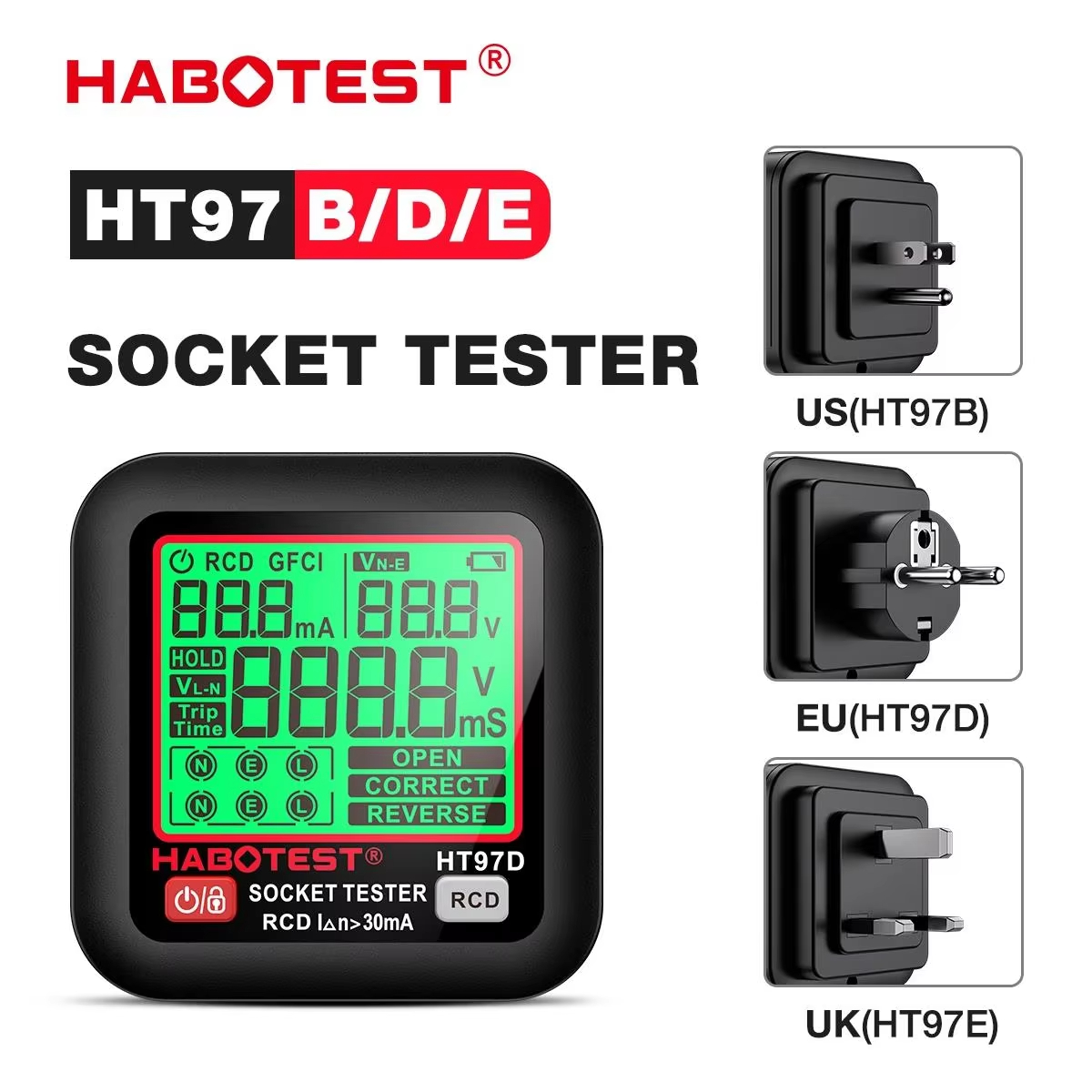 HABOTEST HT97 Digital Socket T - Smart Home Europe reseña y precio
