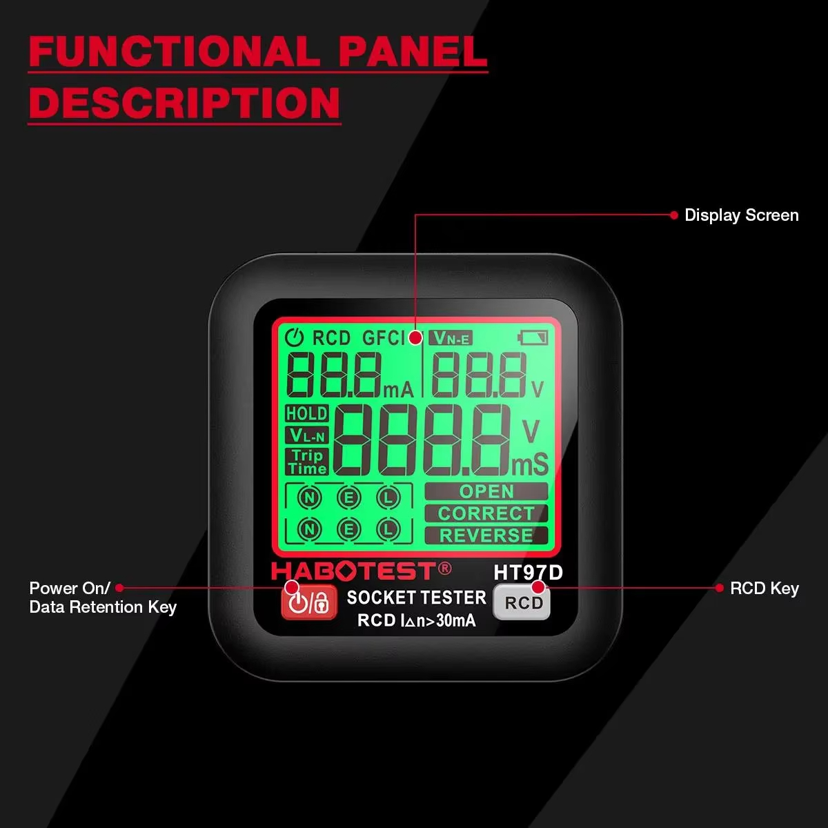 HABOTEST HT97 Digital Socket T - Smart Home Europe reseña y precio
