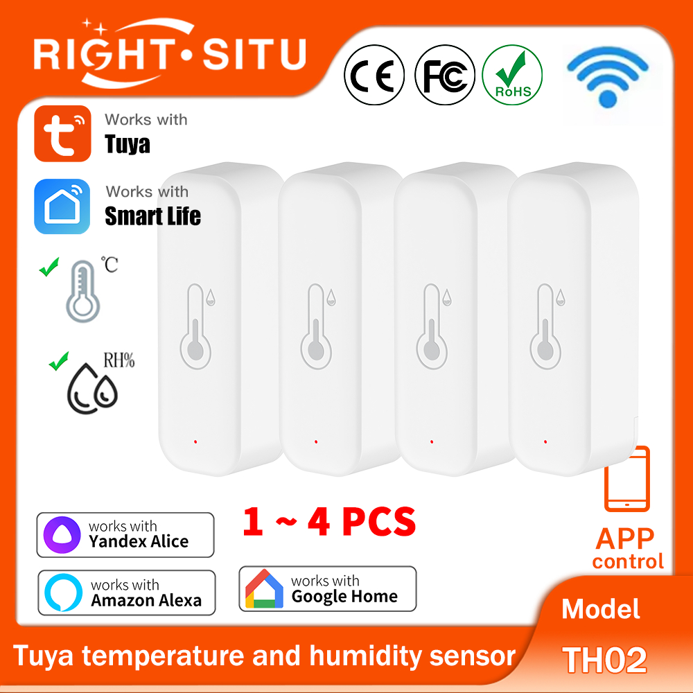 1~4pcs Tuya WiFi Temperature H - Smart Home Yandex reseña y precio