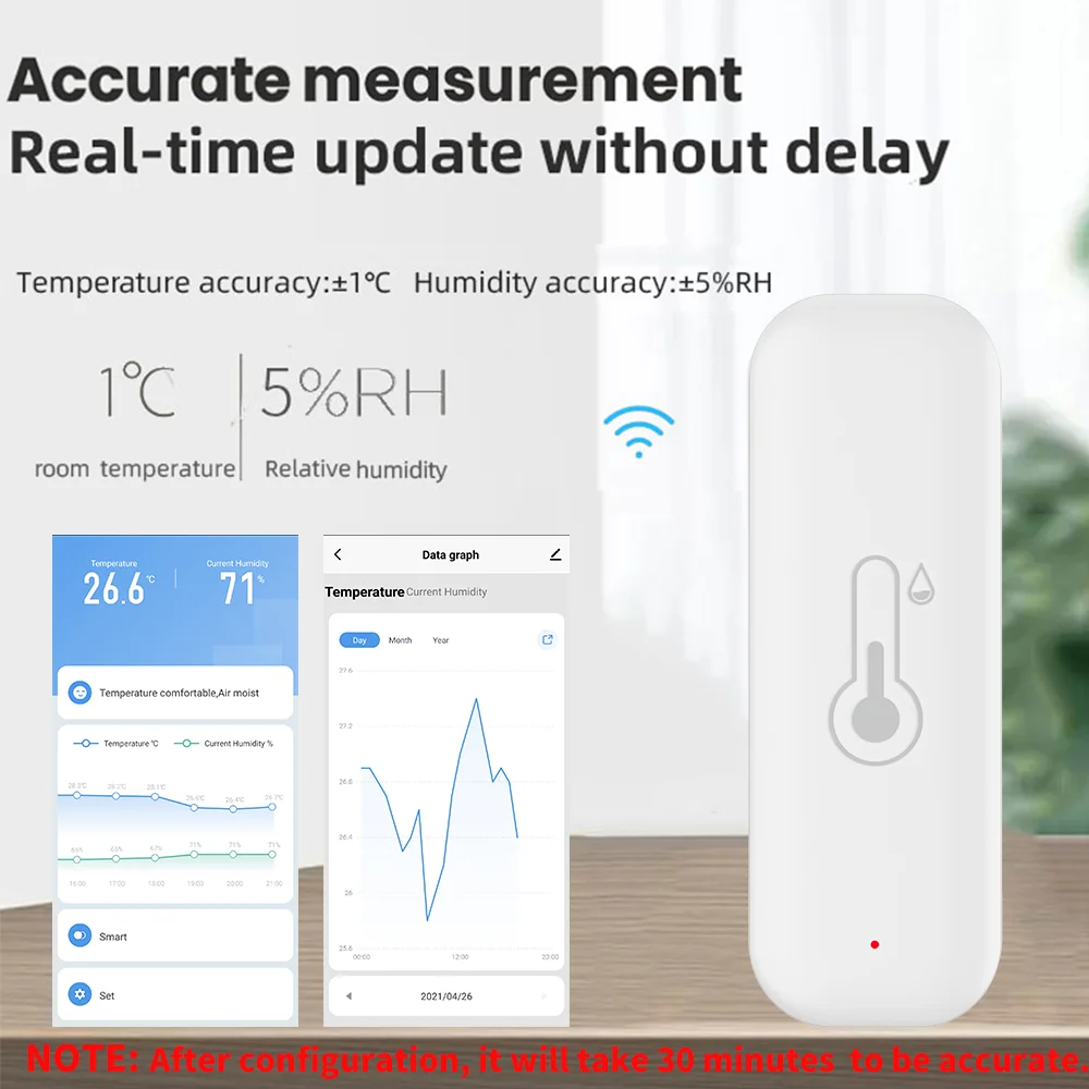 1~4pcs Tuya WiFi Temperature H - Smart Home Yandex reseña y precio