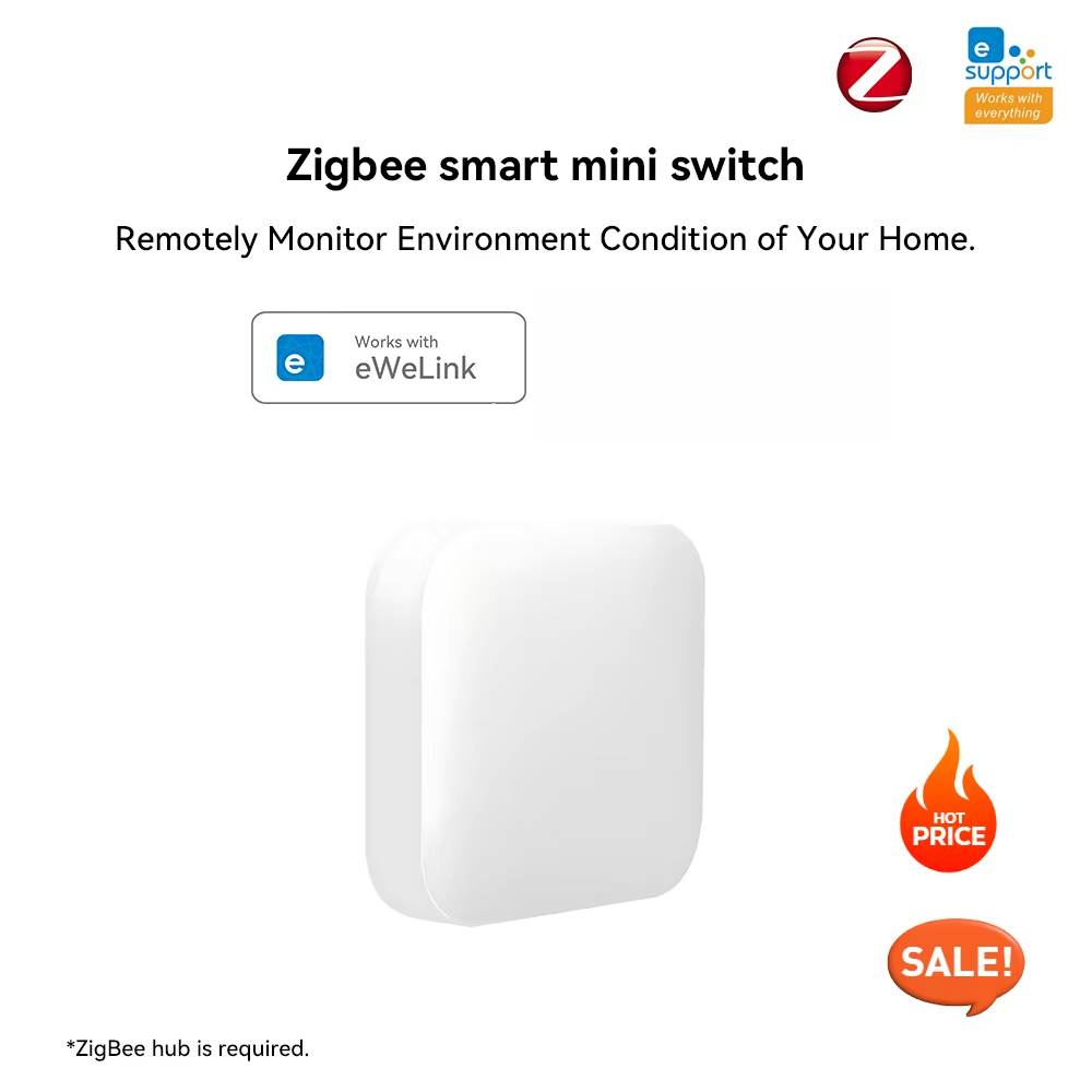 Mini Wireless Switch ZigBee eW - Smart Home Yandex reseña y precio