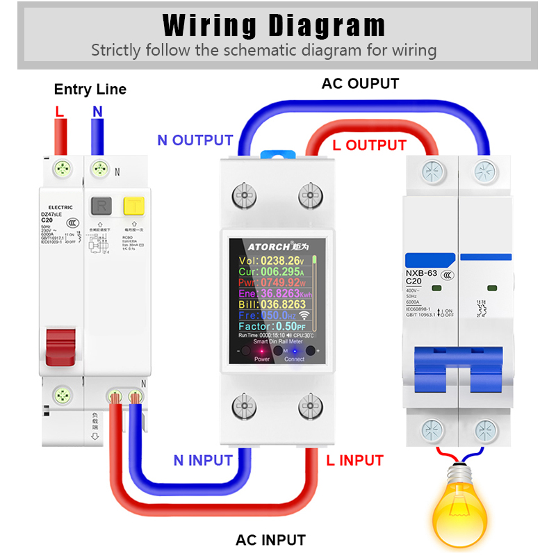 ‌GR2PWS Tuya WiFi Smart Din Ra - Smart Home Energy App reseña y precio