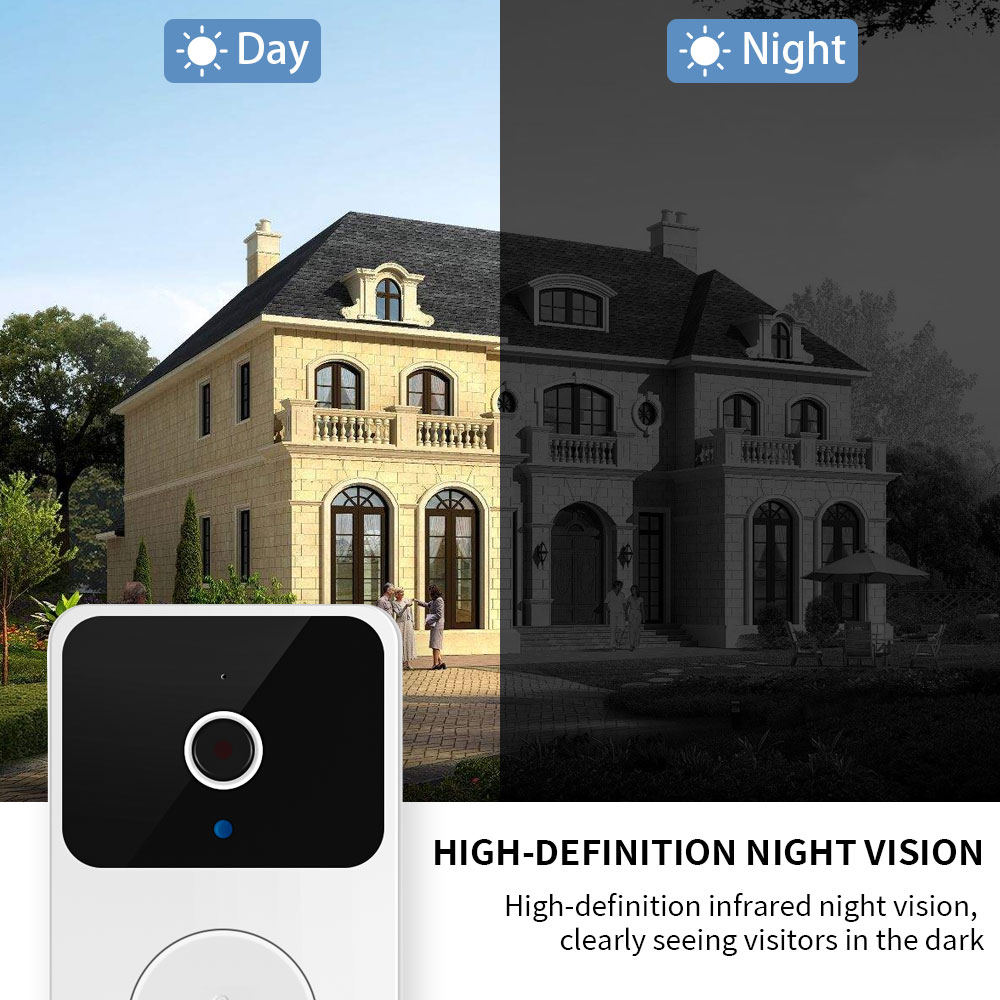 H5 Wireless Smart Video Doorbe - Smart Home Video Doorbell Enhanced Security With Smart Doorbell reseña y precio