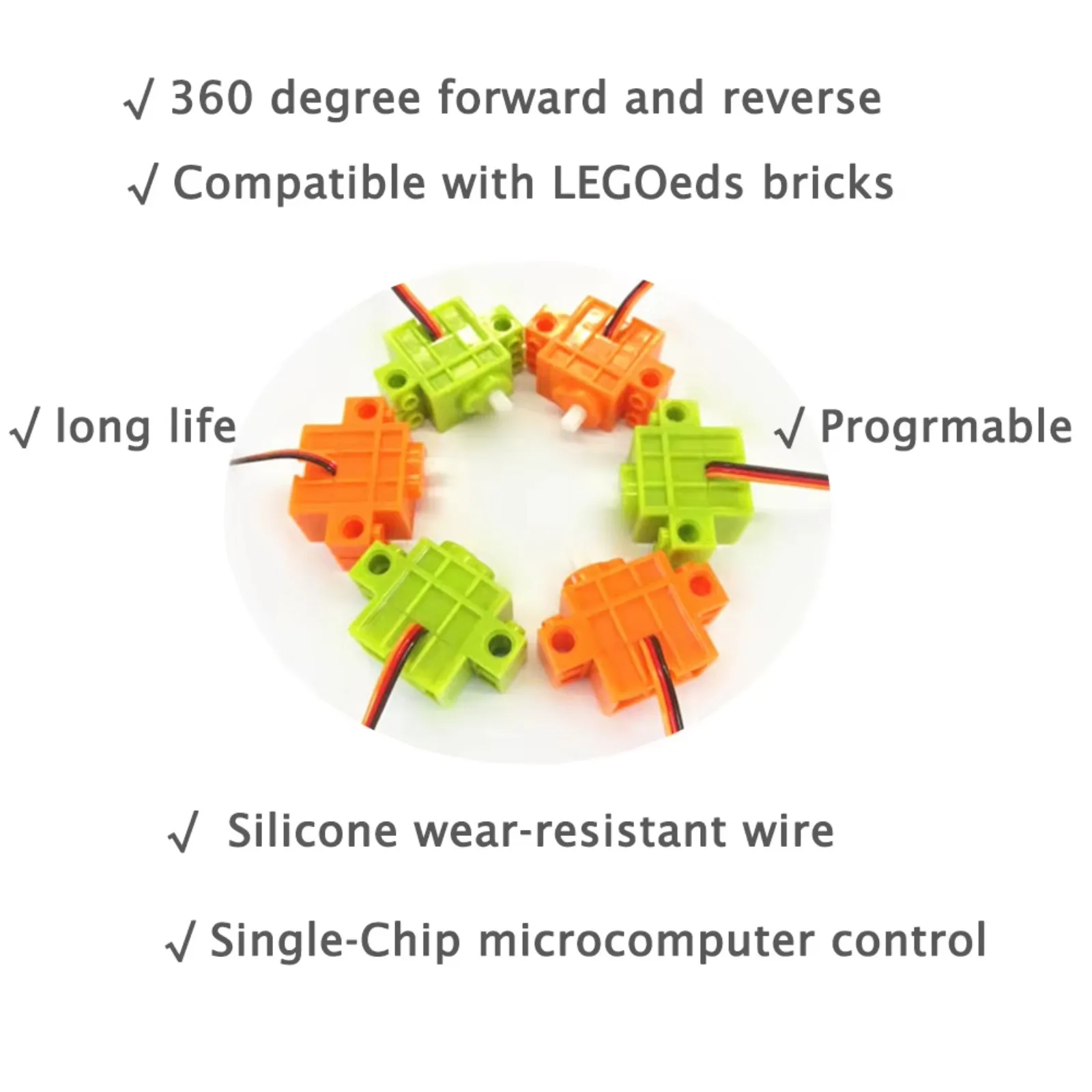 4pcs Geekservo 360 Degree Cont - Smart Home Micro Bit reseña y precio