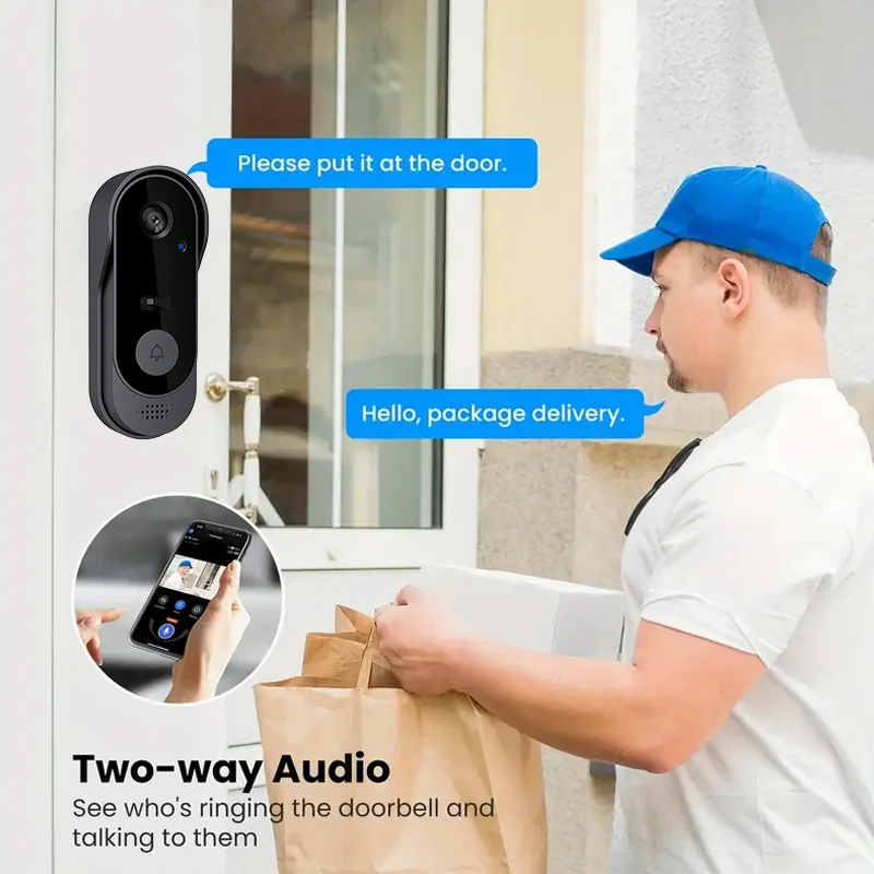 Tuya Smart Home Waterproof Doo - Smart Home Video Doorbell Enhanced Security With Smart Doorbell reseña y precio