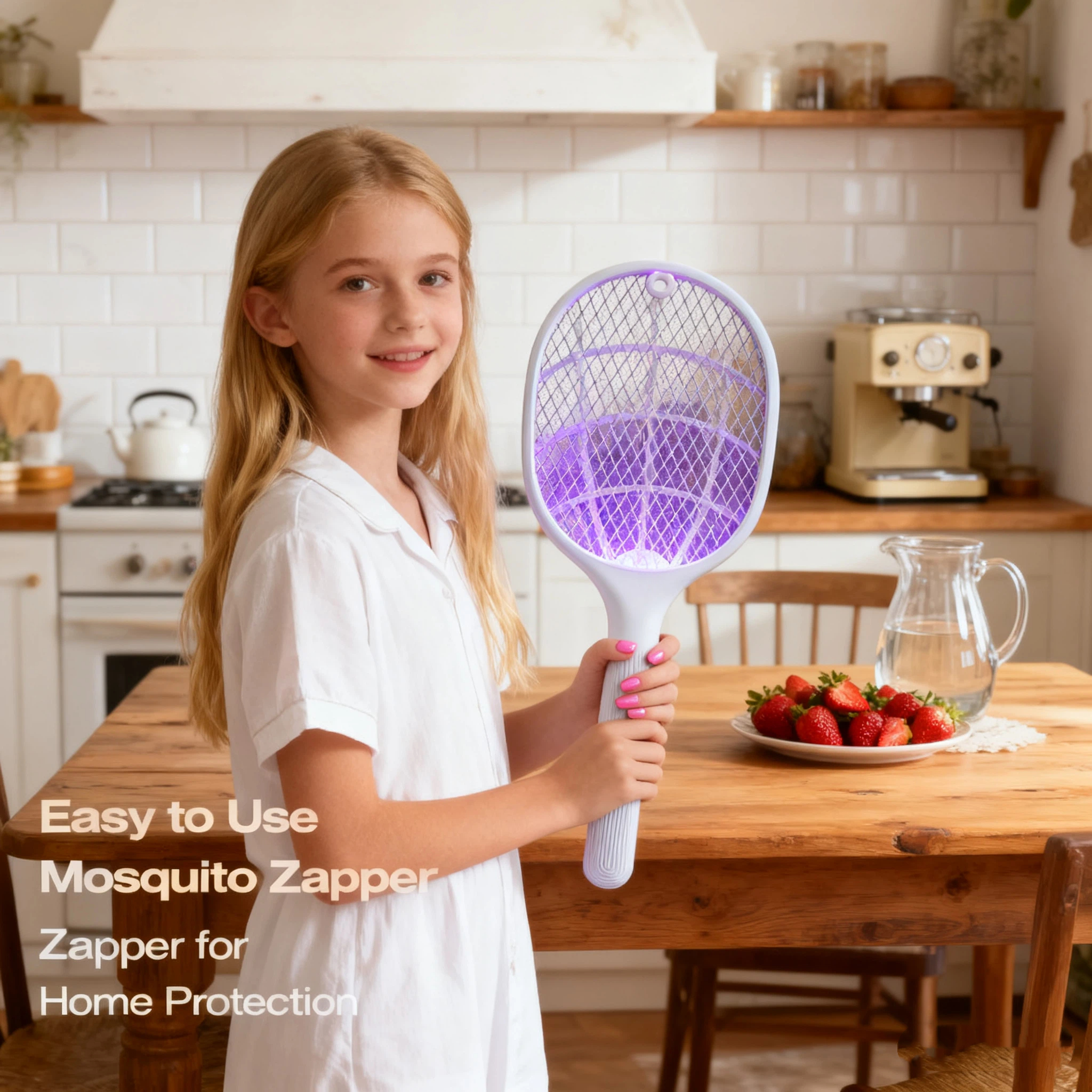 2-in-1 Smart Bug Zapper Racket - Smart Home Simple reseña y precio