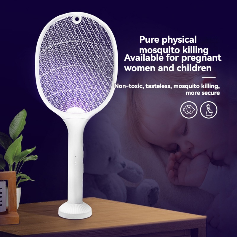 2-in-1 Smart Bug Zapper Racket - Smart Home Simple reseña y precio