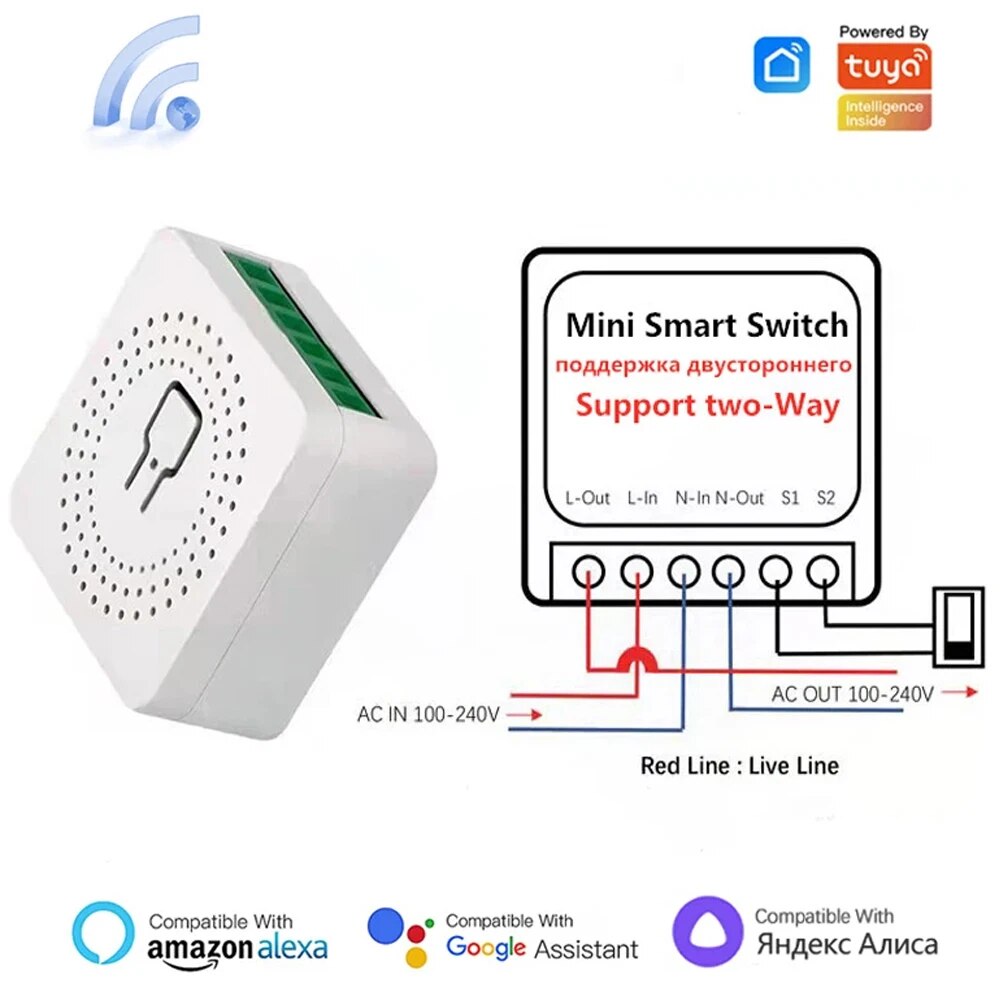 Tuya Mini 16A WiFi Switch Smar - Smart Home Simple reseña y precio