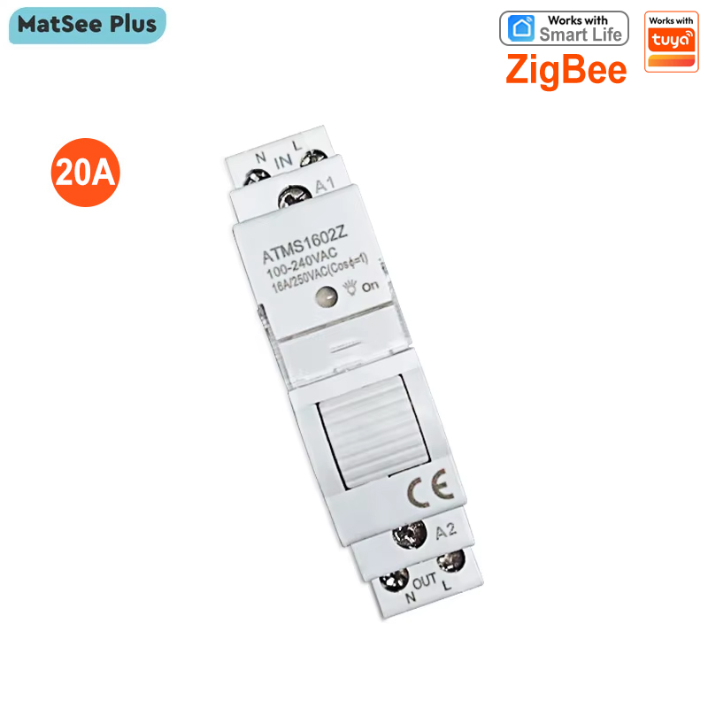 Smart Life ZigBee 20A Din Rail - Smart Home Energy App reseña y precio