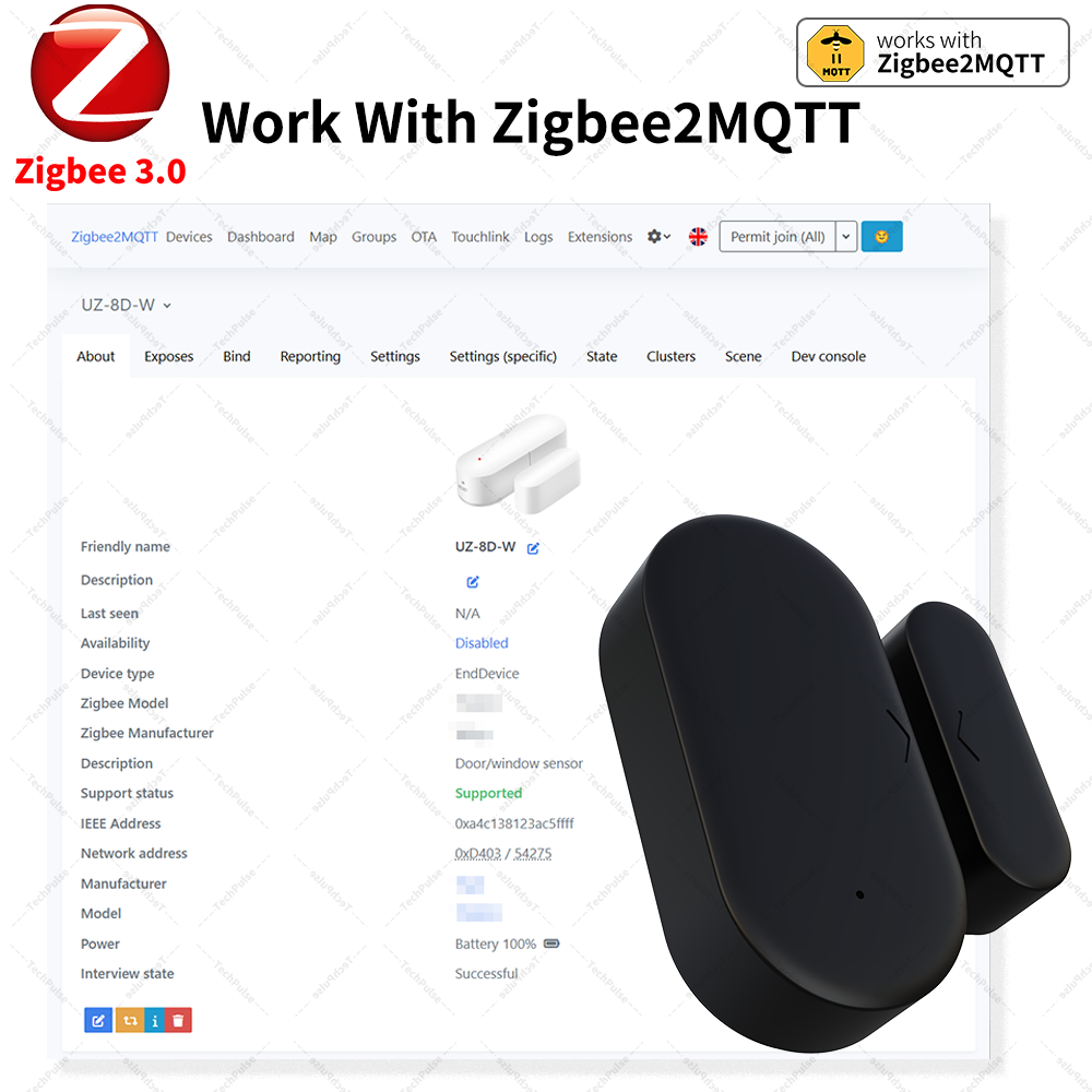 Zigbee 3.0  Door Window  Senso - Smart Home Yandex reseña y precio