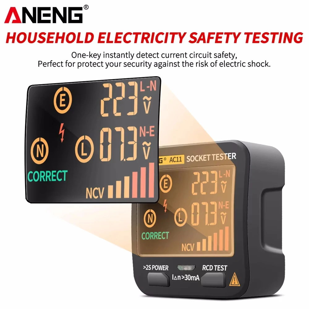 ANENG AC11 Digital Smart Socke - Smart Home Europe reseña y precio