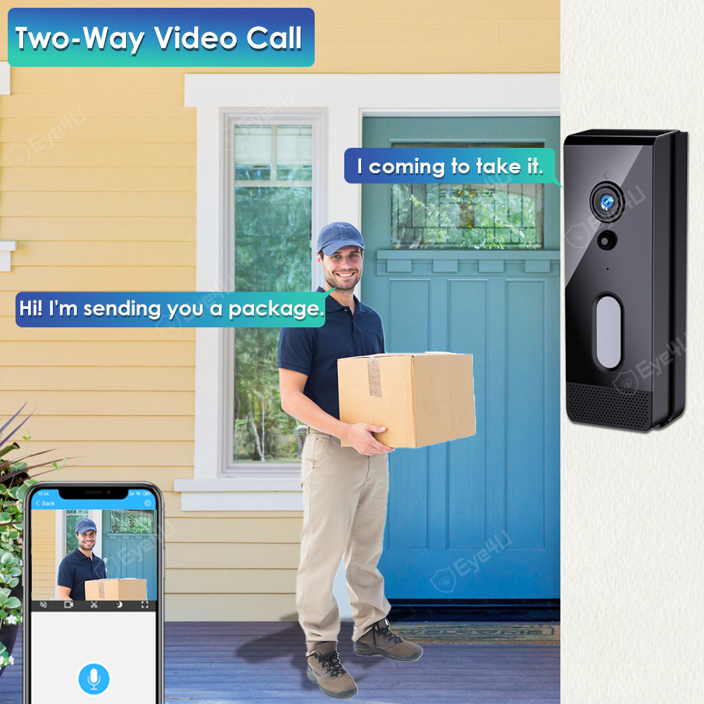 Tuya Smart Home Doorbell Camer - Smart Home Video Doorbell Enhanced Security With Smart Doorbell reseña y precio