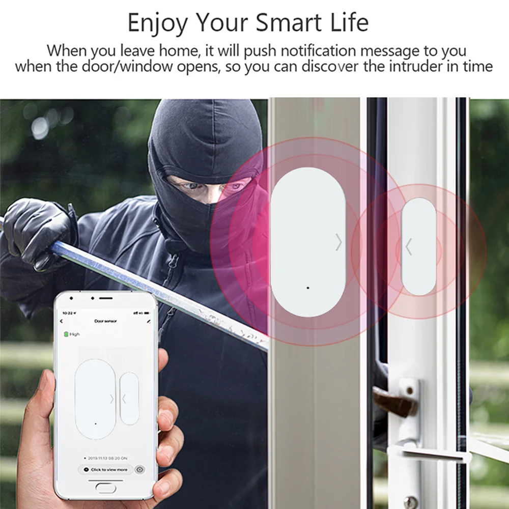 Zigbee3.0 Tuya Door Window Sen - Smart Home Yandex reseña y precio