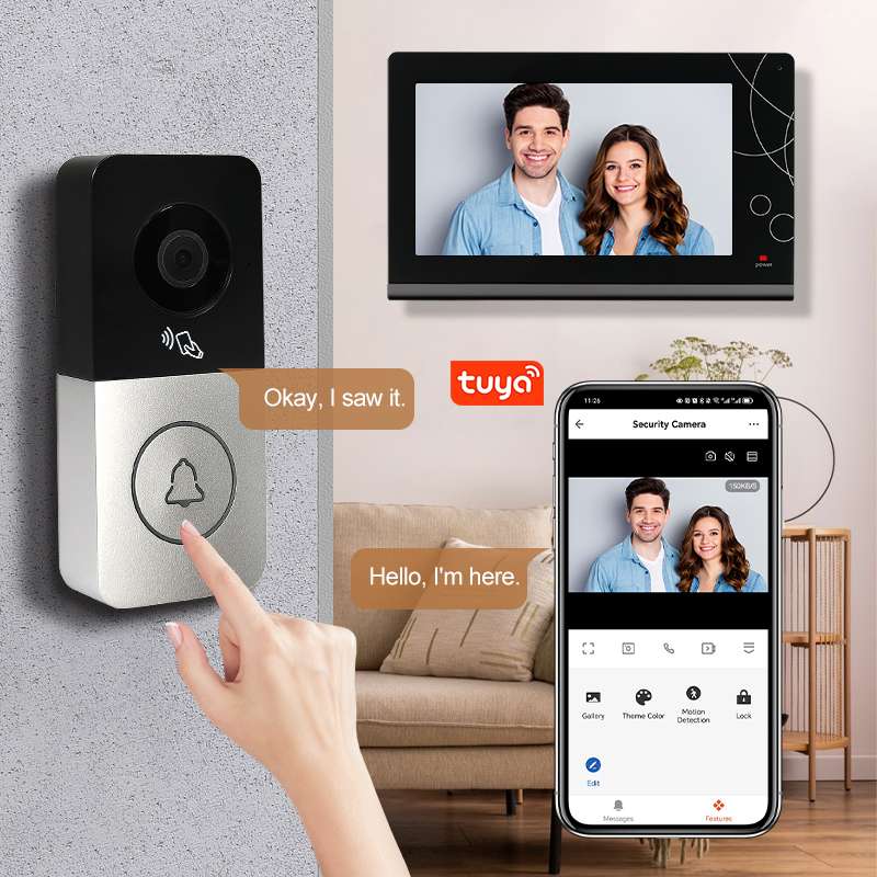 WiFi Video Intercom 1080P Smar - Smart Home Video Doorbell Enhanced Security With Smart Doorbell reseña y precio