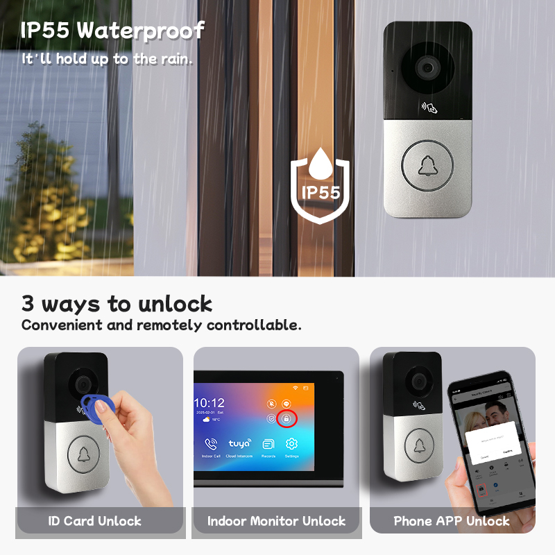 WiFi Video Intercom 1080P Smar - Smart Home Video Doorbell Enhanced Security With Smart Doorbell reseña y precio